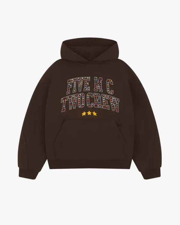 5mc2 Choco Brown Crew Hoodie